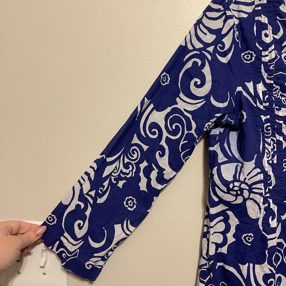 Lilly Pulitzer Beaded Neckline Top - Picture 4 of 6